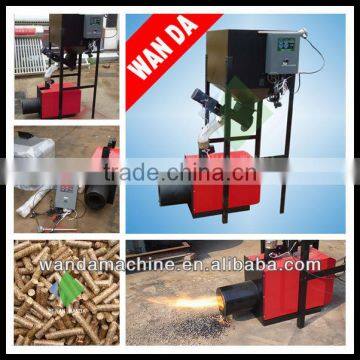 automatic wood pellets burner with low consumption