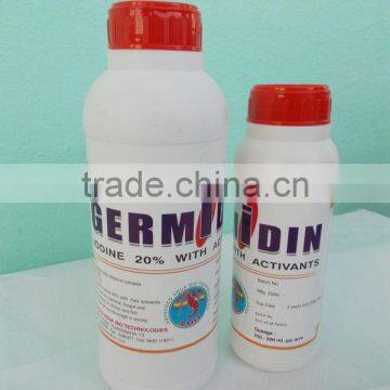 Antifungal,antibacterial ,antiprotazoan disinfectant for shrimp,prawnand fish