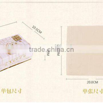 Tralin Food-grade Certification Virgin Wheat Straw Pulp Facial Tissue photo-2