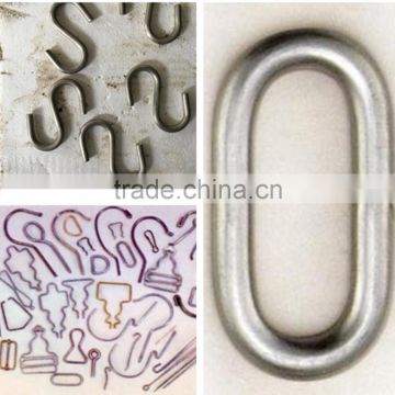 automatic hook loop buckle making machine/Round wire flat wire buckles making machine(skype:peggylpp)