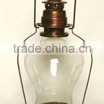 Wedding Decoration of Iron Large Lantern with Glass Fitted