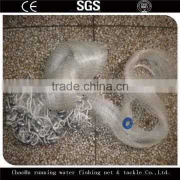 China Supplies Wholesalesuper spreader cast net Nylon Monofilament calusa best cast net