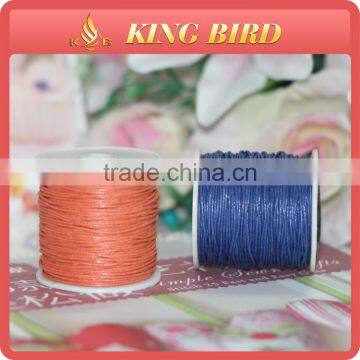 Waxed thread for bag sewing waxed polyester cord multicolor waxed cord