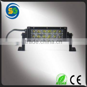 2015 hotsale 36w LED flood light bar 4D Lens led light bar for offroad