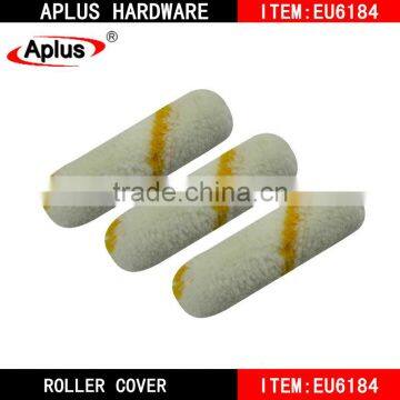 4" yellow stripe mini roller sleeve