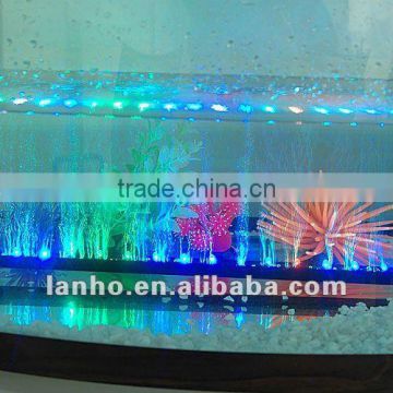 Safety 110V 220V Fish Tank Aquarium 18 Multi Color LED Bright Bubble Lights