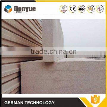 First Grade best price aac( autoclaved aerated concrete) panel from Chinese supplier Donyue brand