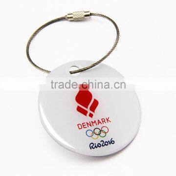 OEM Factory Supply RFID NFC Epoxy Sticker Keychain Key Card for Hotel Access Control photo-2