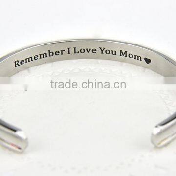 Hot Selling Women Gift Fashion Smart Message Stainless Steel Bracelet photo-6