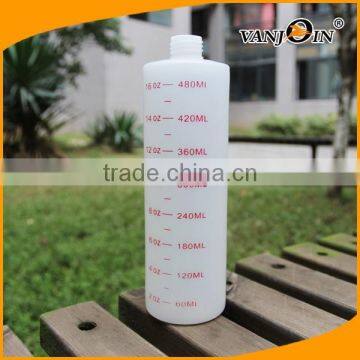 Empty Round 1000ML Plastic Squeeze Sauce Bottle with Spout Cap