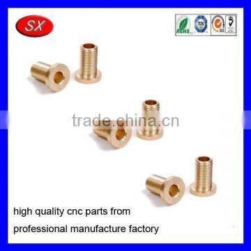 Customized Gold Plating Precision Cnc Turning Parts Electronic Cigarette Adaptors Parts photo-2