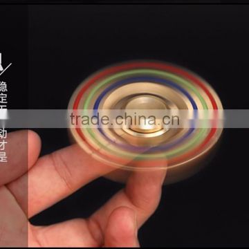 Factory finger gyro Outlet fidget spinner toy metal with different colors