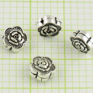 925 Sterling Silver Jewelry DIY Charm Flower Bracelet Beads photo-2