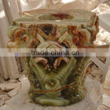 FINE QUALITY DECORATIVE ONYX COLUMNS AND PILLARS COLLECTION photo-3