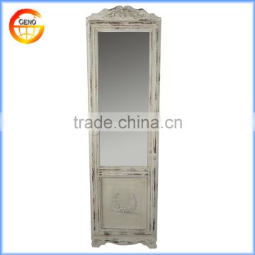 hot sale antique standing wooden mirror