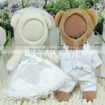 DIY 3D Photo Face Doll Wedding Bears