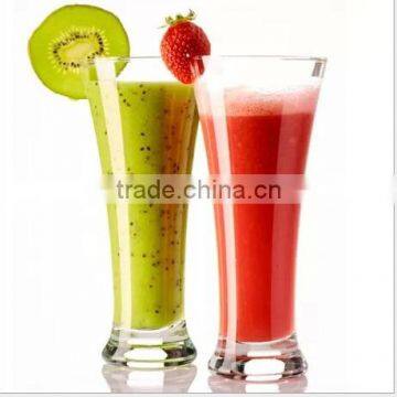 300ml transparent glass juice cup wide mouth glass