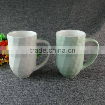 500ml Fine Bone China Ceramic Diamond Coffee Mug High Quality Colorful Porcelain Cute Mug