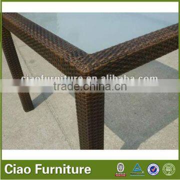 Outdoor Rattan Furniture Table and Chairs Wicker Dining Set photo-6