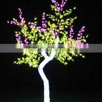 Home garden decorative 230cm Height outdoor artificial cyan with pink flashing LED solar lighted up trees EDS06 1419