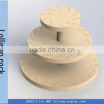 C8593 3 Tier MDF Lollipop Display Rack photo-2