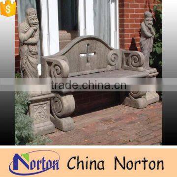 antique stone carving figure bench outdoor decorative NTMF-B014Y