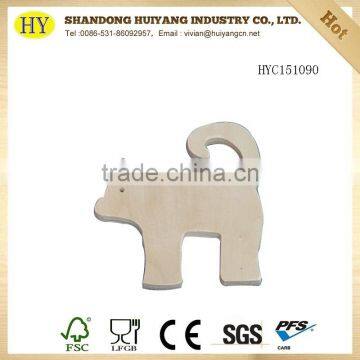 Wall Decoration Unfinished Woode Crafts of Animals photo-2