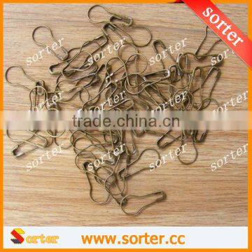 Antique Color Hot Sale Metal Pear Safety Pin for Children Cloth Decor photo-3