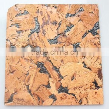 NEW ARRIVE natural cork sheet house decoration cork wall tiles