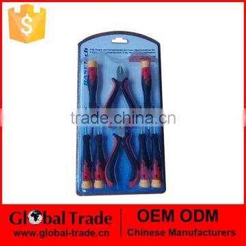 T0284 8Pc Soft-Grip Screwdriver Set Slotted Phillips Torx