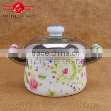 Good Price Enamel / Ceramic Cookware Pot Set/ Soup Pot Stock Pot