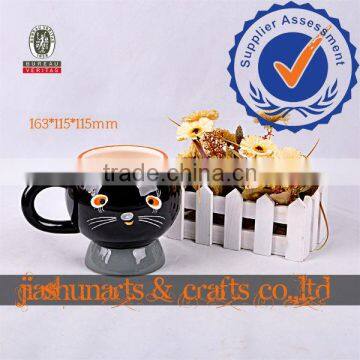 Black Cat Ceramic Beer Big Mugs