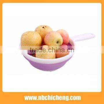Folding Washing Vegetables and Fruit Basket With Handle Draining Basket photo-4