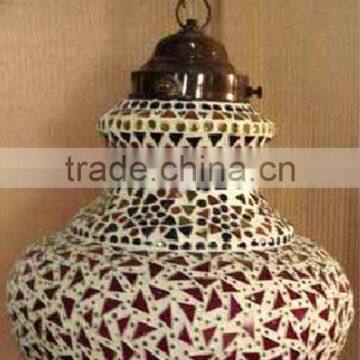 glass hanging lamp