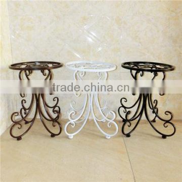 Iron metal wedding hanging flower pot Shelf