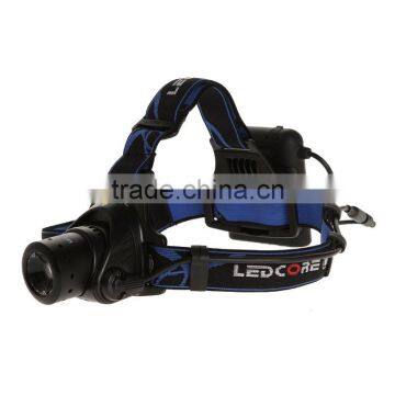 zoom focus super bright led headlamp,multi-function 4 in 1 headlamp