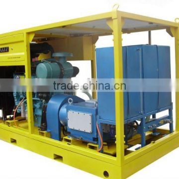 diesel driven steam high pressure water jet oil tank cleaning machine