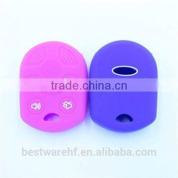 In Stock Silicone Car Key Cover Shell for Ford 4 Buttons photo-5