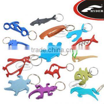 Aluminum Promotion Bottle Opener Keyring