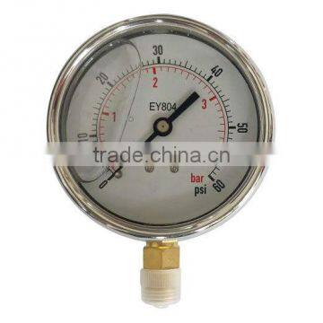 Stainless Steel Air Compressor Pressure Gauge