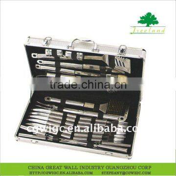 24 pcs BBQ tools with aluminium case