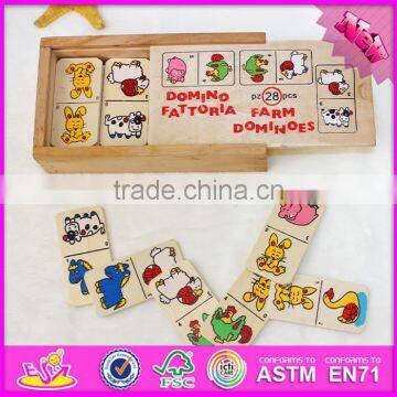2016 Hot Sale Educational Children Wood Domino Game W15A068 photo-5
