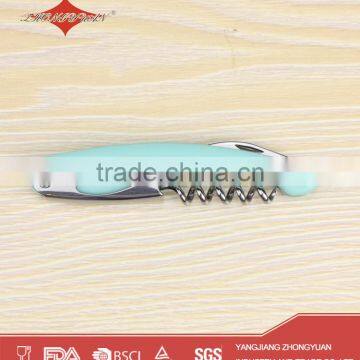 ZY-K1053 New Arrival Funny Corkscrew Wine Bottle Opener With Plastic Cover photo-2