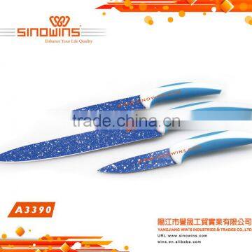 A3390-2 New Design Hot Sale High Quality Stainless Steel Kitchen Knife Set With Non-stick Coating photo-2