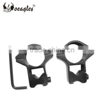 2pcs/box 25mm Scope Mount Hunting Accessories Aluminum Alloy Flashlight/Laser/Scope Mount Rail weaver to 11mm mounts