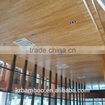 Carbonized Horizontal 2 Layers Matt Finish Bamboo Wall Panel and Bamboo Ceiling With Durable Quality