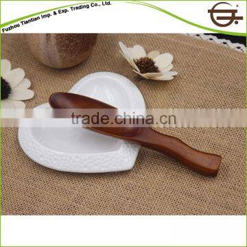 Modern style unique little wood seasoning spoon