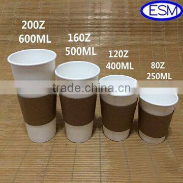 paper hot cup sleeve custom printed paper sleeves