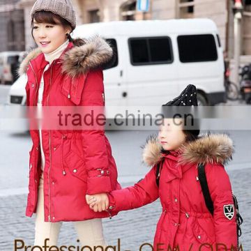 2016 Winter New Woolen Parent - Child Coat, Family Clothing,Mother Daughter Overcoat