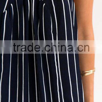 Summer Beach Sexy Dress Sleeveless Stripe Design Fashion 2016 Dress photo-4
